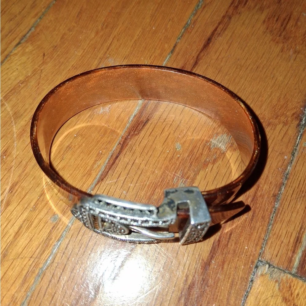 Elegant Brown Wearable Tech Bracelet